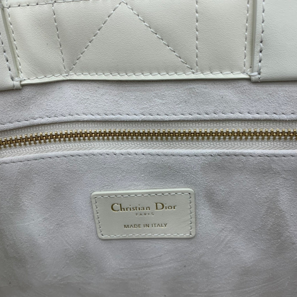 Christian Dior Leather Tote Bag