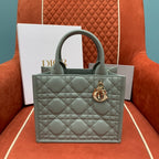 Christian Dior Leather Tote Bag