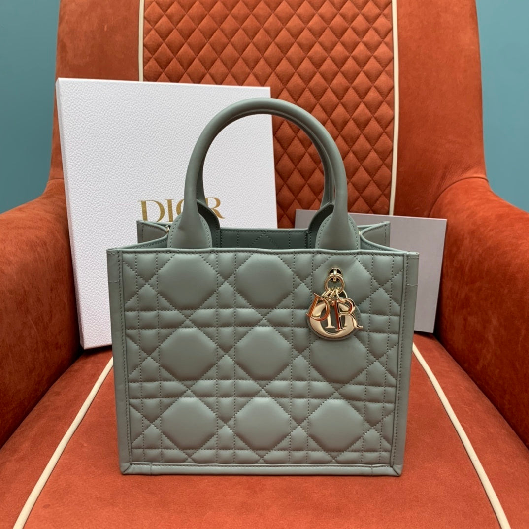 Christian Dior Leather Tote Bag