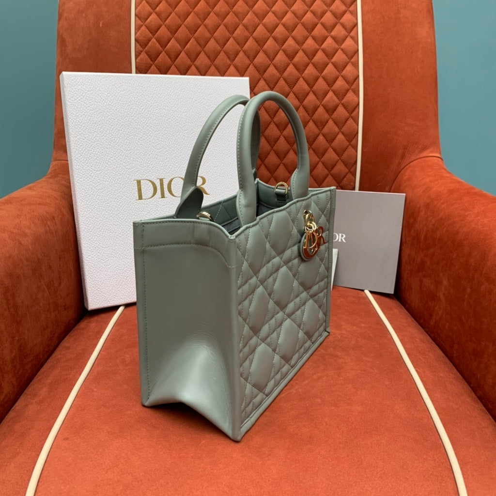 Christian Dior Leather Tote Bag