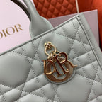 Christian Dior Leather Tote Bag