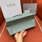 Christian Dior Leather Tote Bag