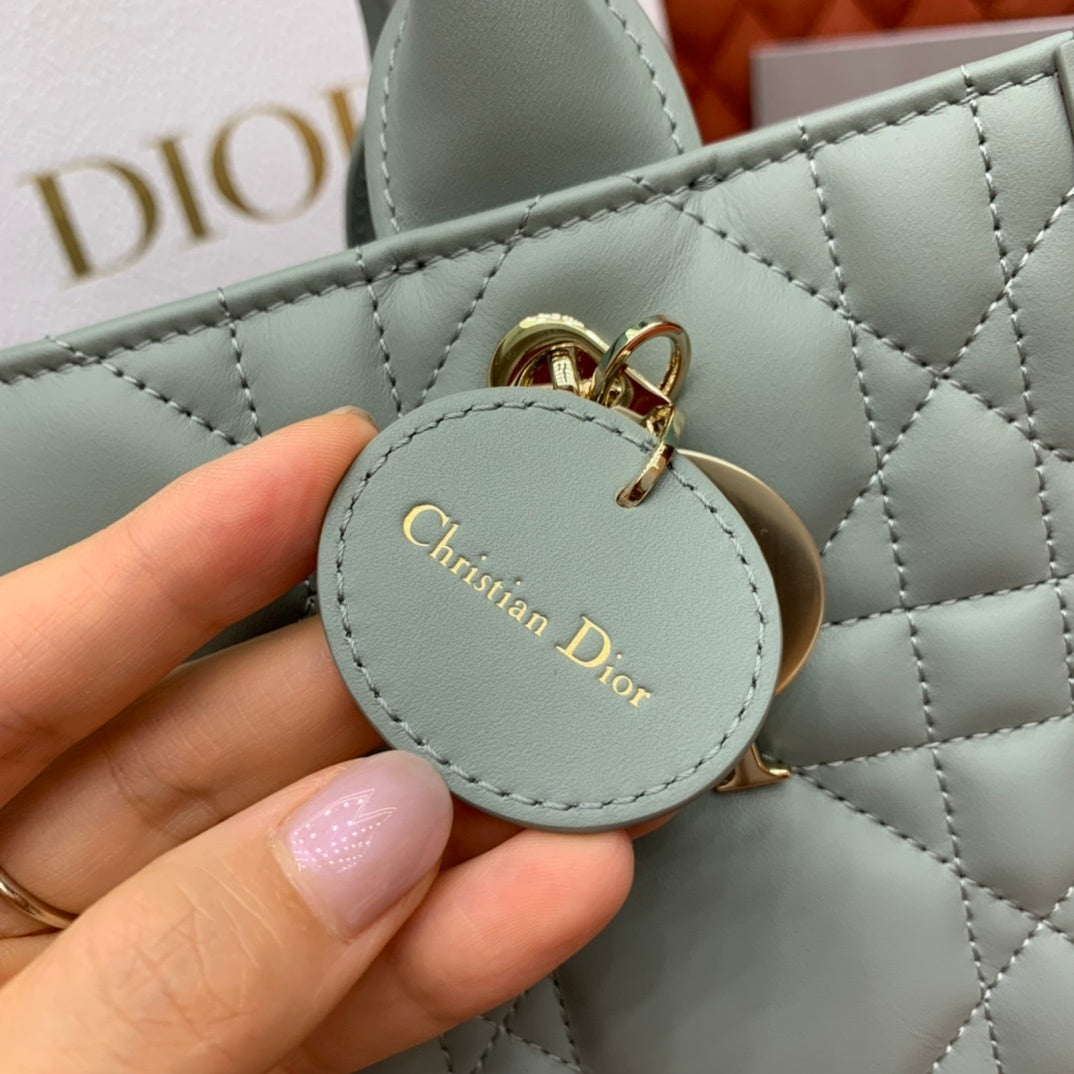 Christian Dior Leather Tote Bag