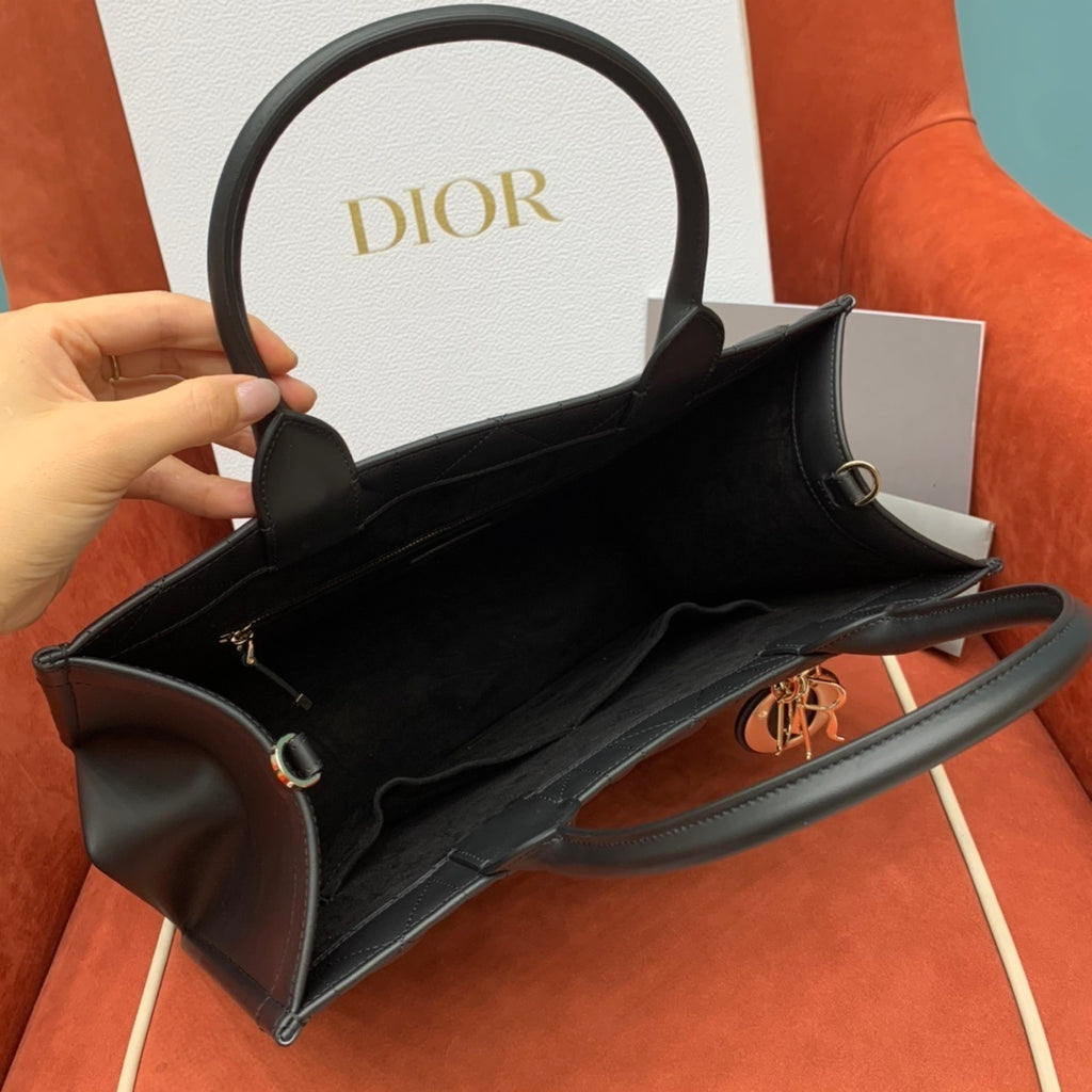 Christian Dior Large Leather Tote Bag
