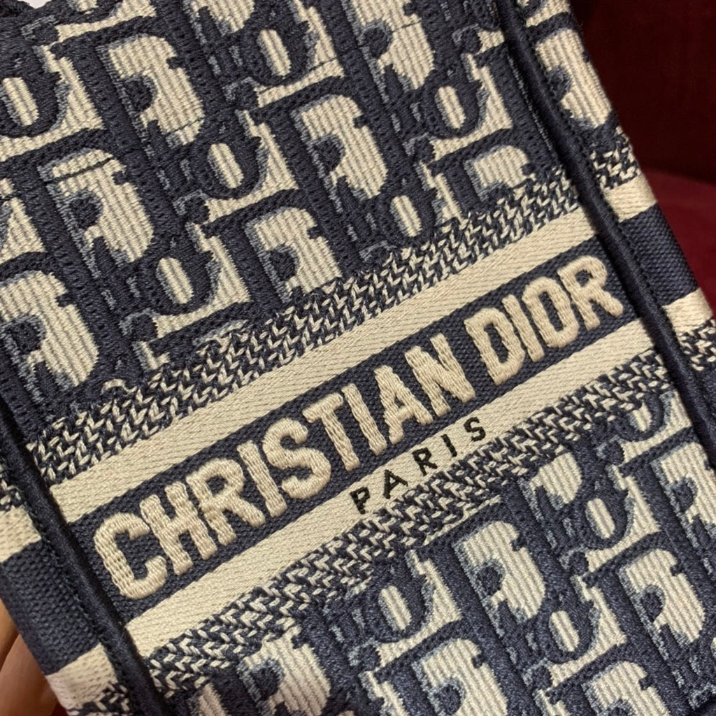 Christian Dior Mini Book Tote with Shoulder Strap