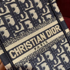 Christian Dior Mini Book Tote with Shoulder Strap