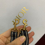 Christian Dior Mini Book Tote with Shoulder Strap