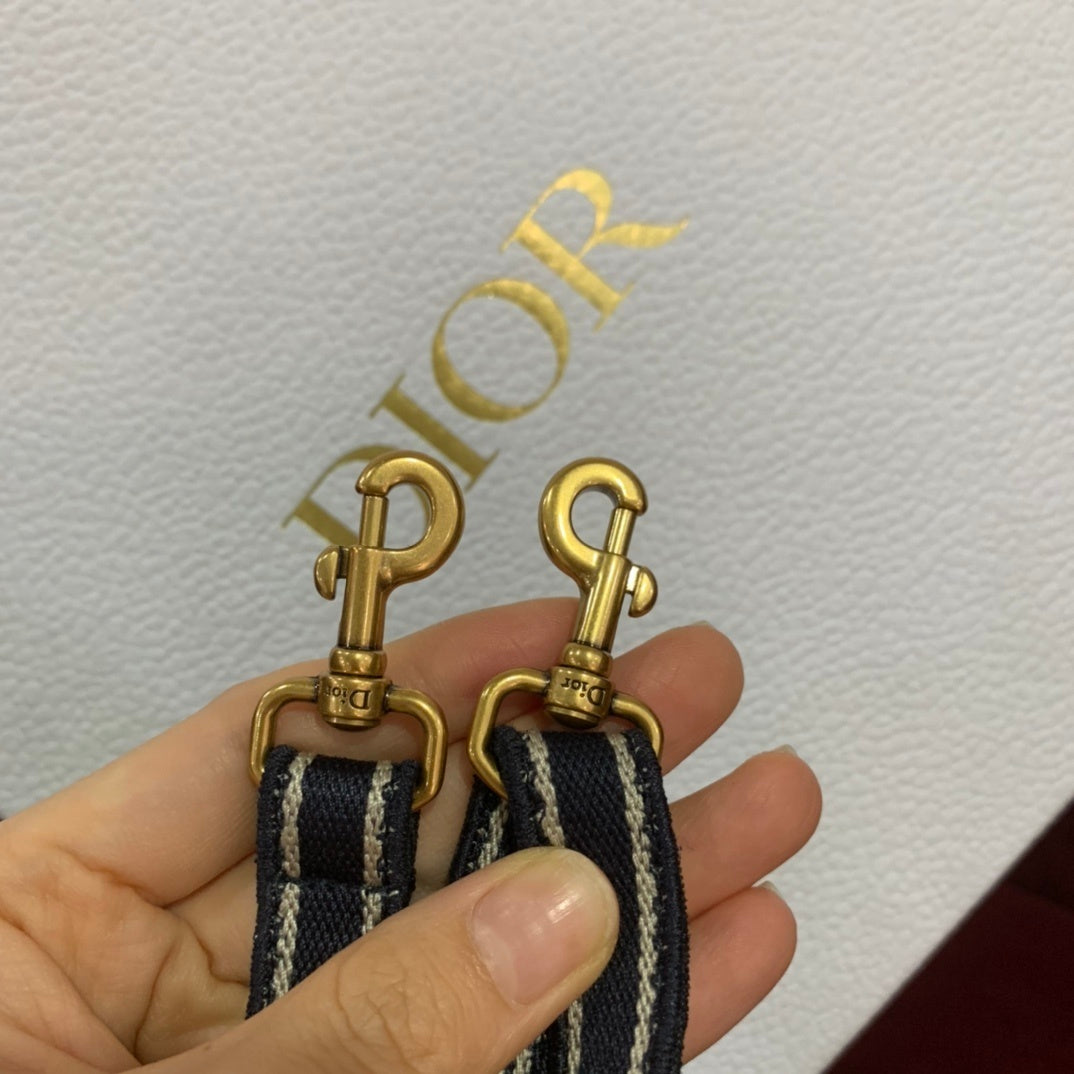 Christian Dior Mini Book Tote with Shoulder Strap