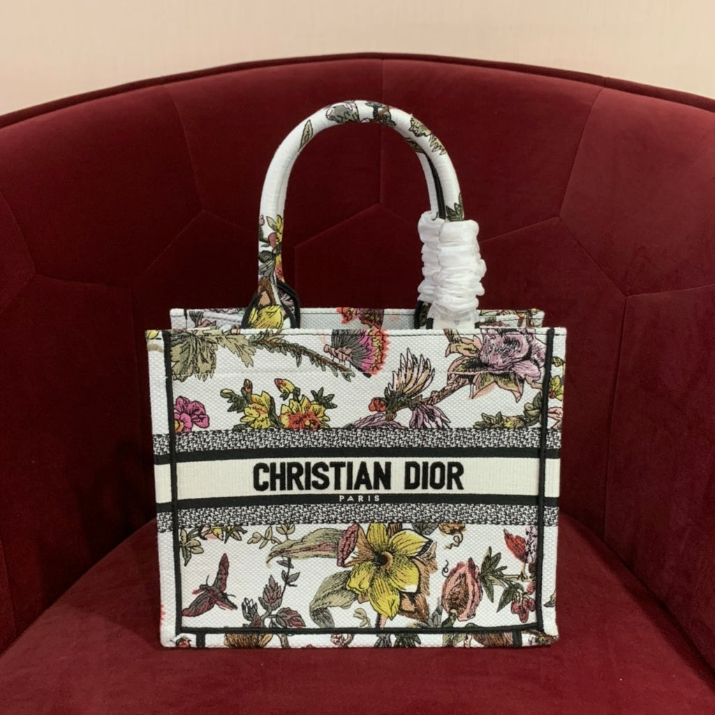 Christian Dior Leather Tote Bag