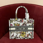 Christian Dior Leather Tote Bag