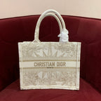 Christian Dior Leather Tote Bag