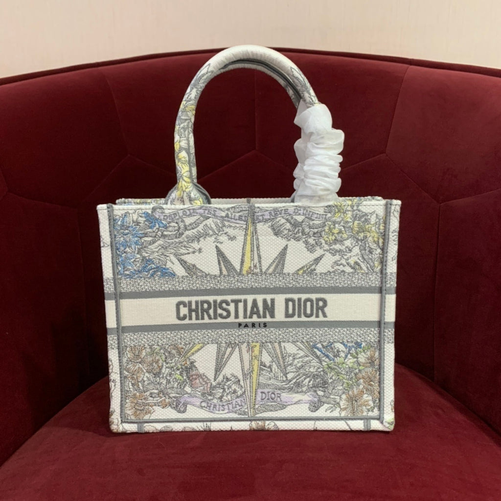 Christian Dior Leather Tote Bag
