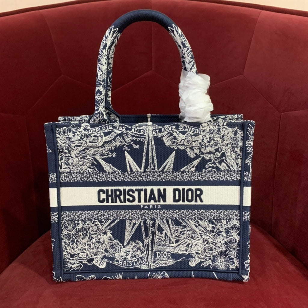 Christian Dior Leather Tote Bag