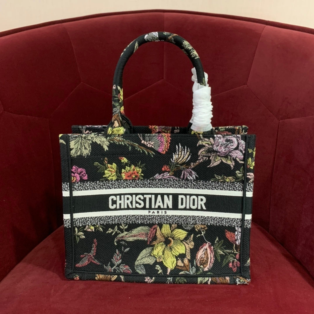 Christian Dior Leather Tote Bag