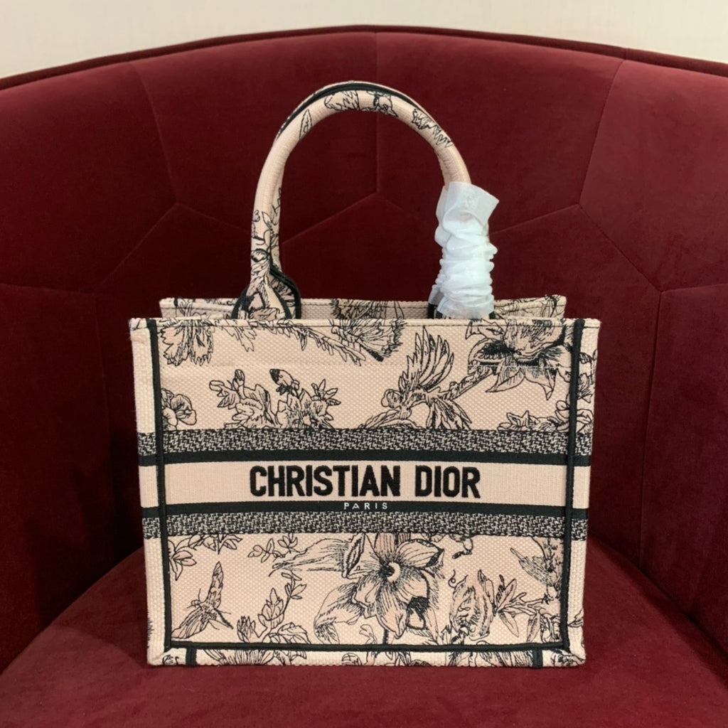 Christian Dior Leather Tote Bag