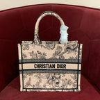 Christian Dior Leather Tote Bag