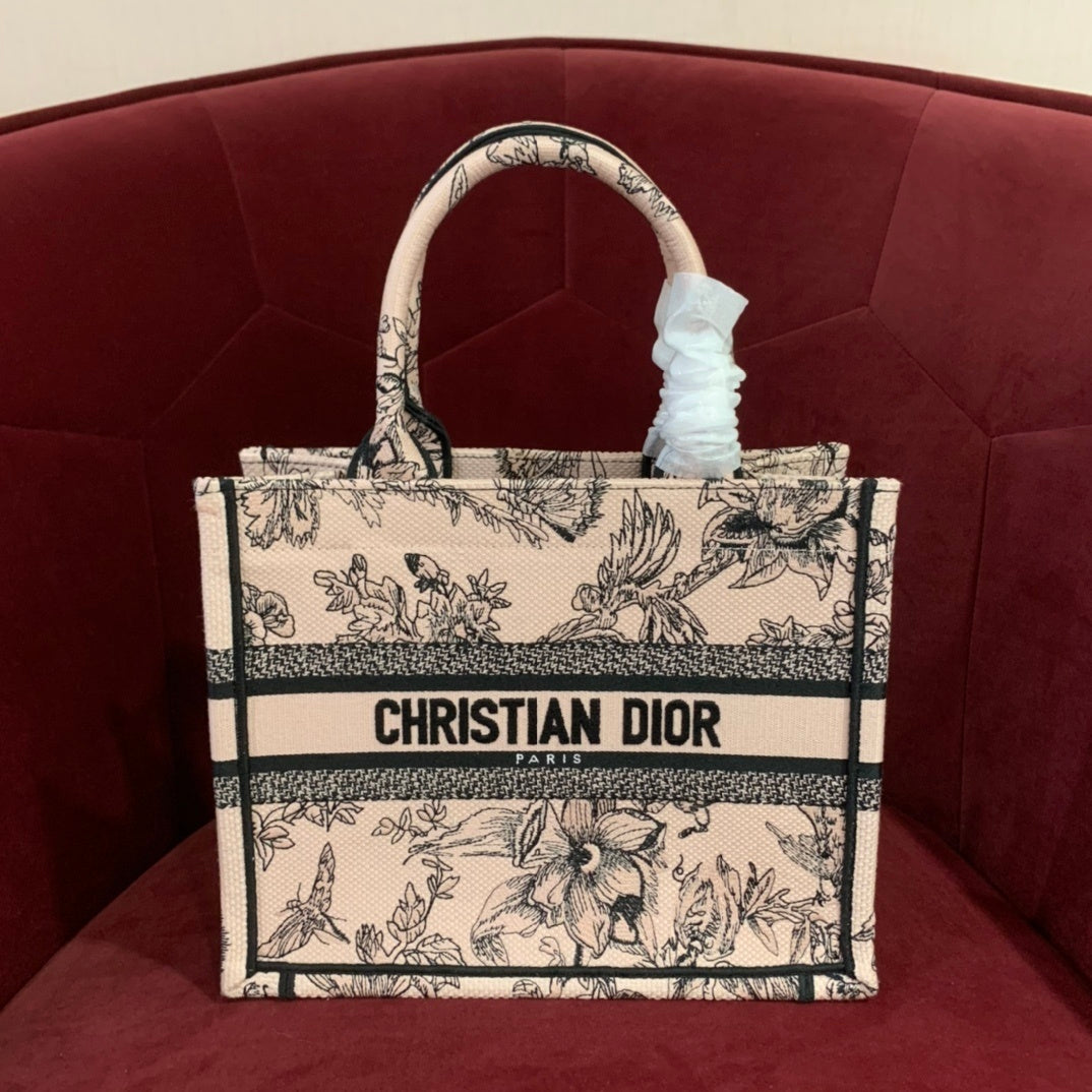 Christian Dior Leather Tote Bag