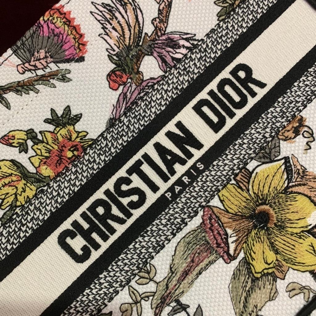 Christian Dior Leather Tote Bag