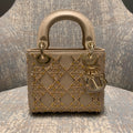 Christian Dior Lady Dior Three-Compartment Embroidered Beaded Bag