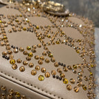 Christian Dior Lady Dior Three-Compartment Embroidered Beaded Bag