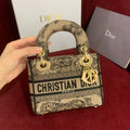 Christian Dior Mini Lady Dior Embroidered Bag