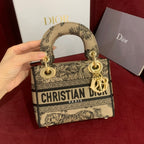 Christian Dior Mini Lady Dior Embroidered Bag