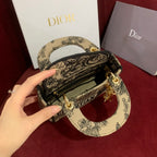 Christian Dior Mini Lady Dior Embroidered Bag