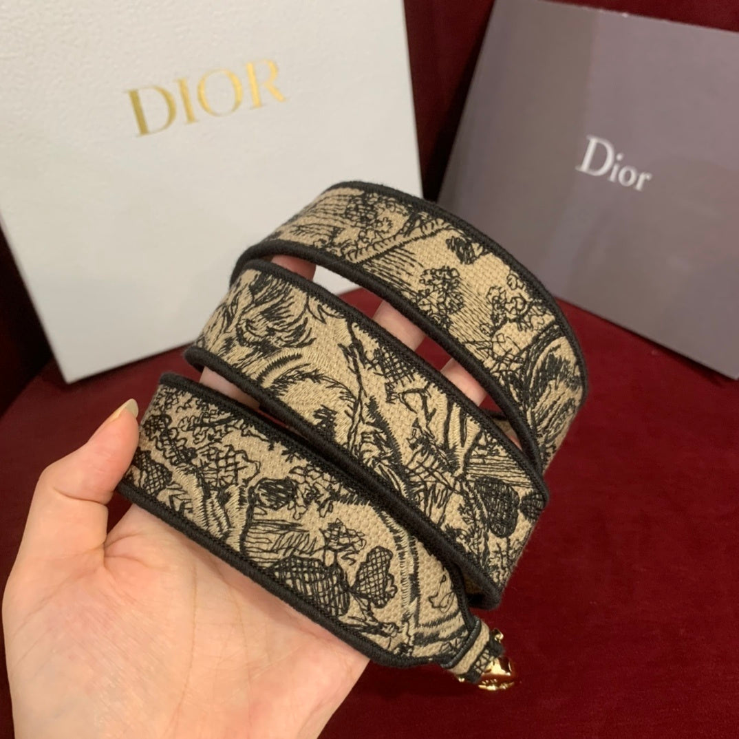 Christian Dior Mini Lady Dior Embroidered Bag