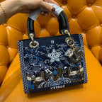 Christian Dior Lady Dior Five-Compartment Sun Beaded Bag
