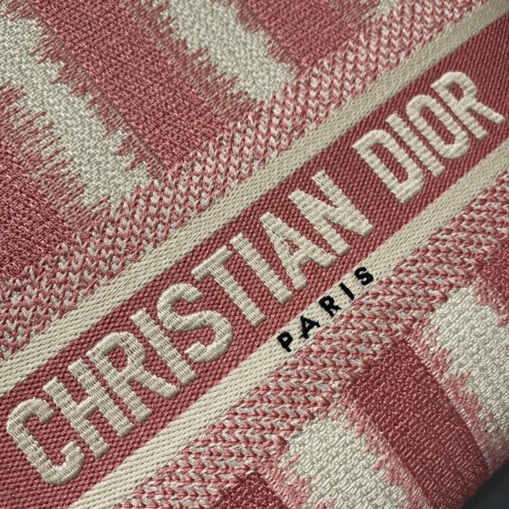 Christian Dior Lady Dior Five-Compartment Striped Bag