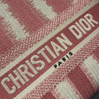 Christian Dior Lady Dior Five-Compartment Striped Bag