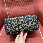Christian Dior Lady Dior Leopard Print Bag