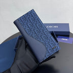 Christian Dior Vertical Bi-Fold Long Wallet