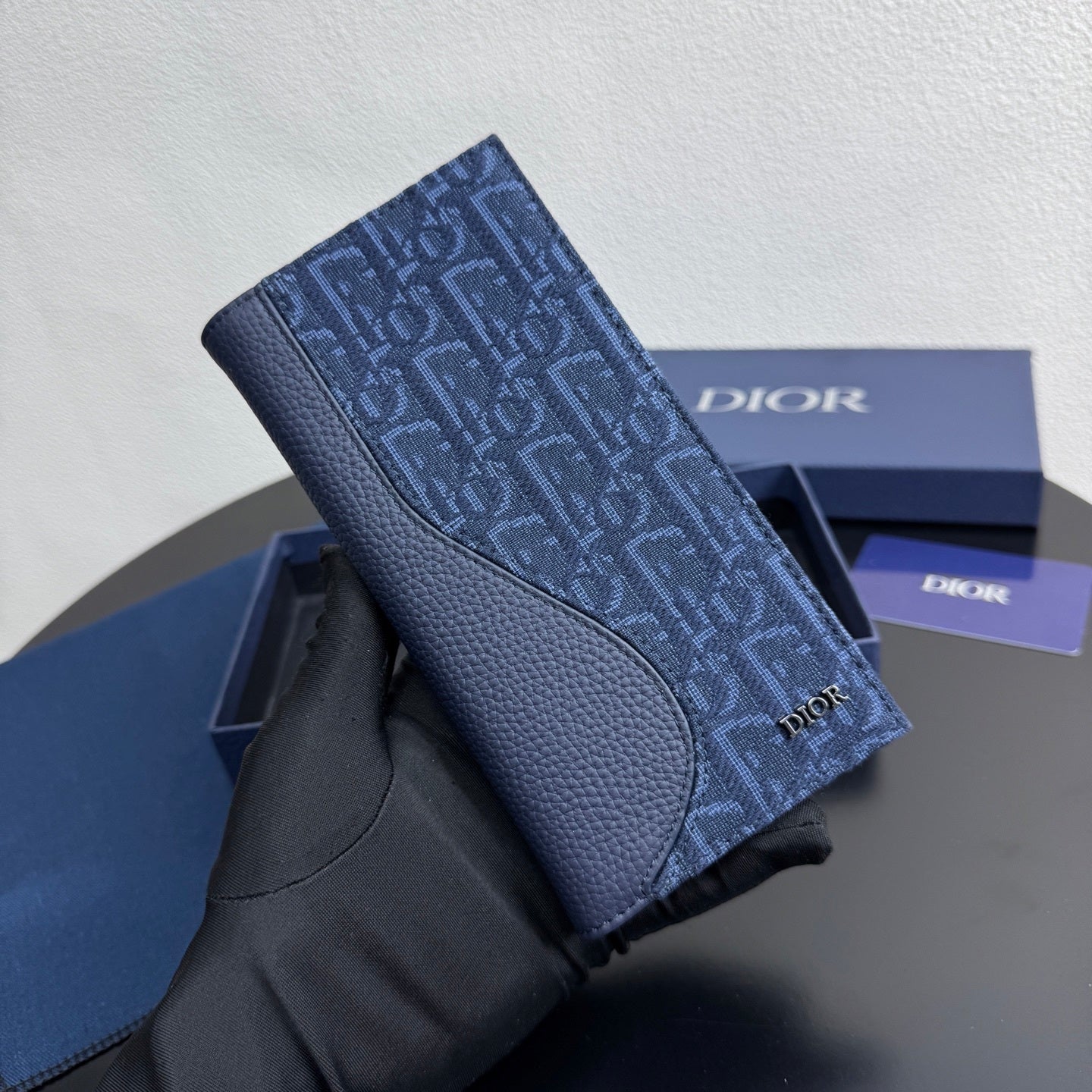 Christian Dior Vertical Bi-Fold Long Wallet