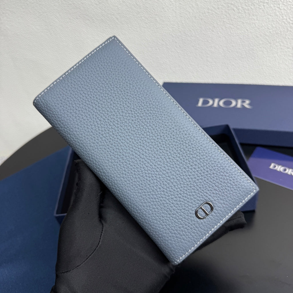 Christian Dior Vertical Bi-Fold Long Wallet