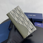 Christian Dior Vertical Bi-Fold Long Wallet