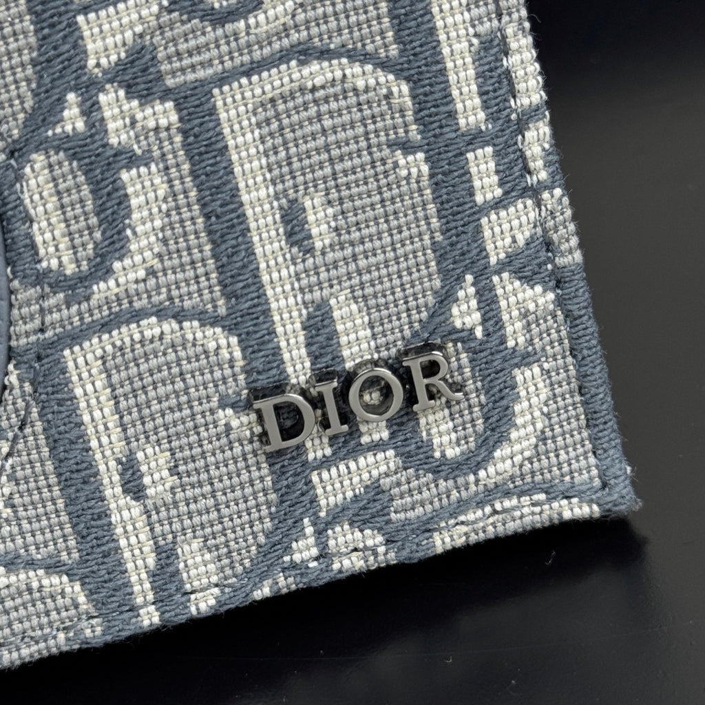 Christian Dior Vertical Bi-Fold Long Wallet