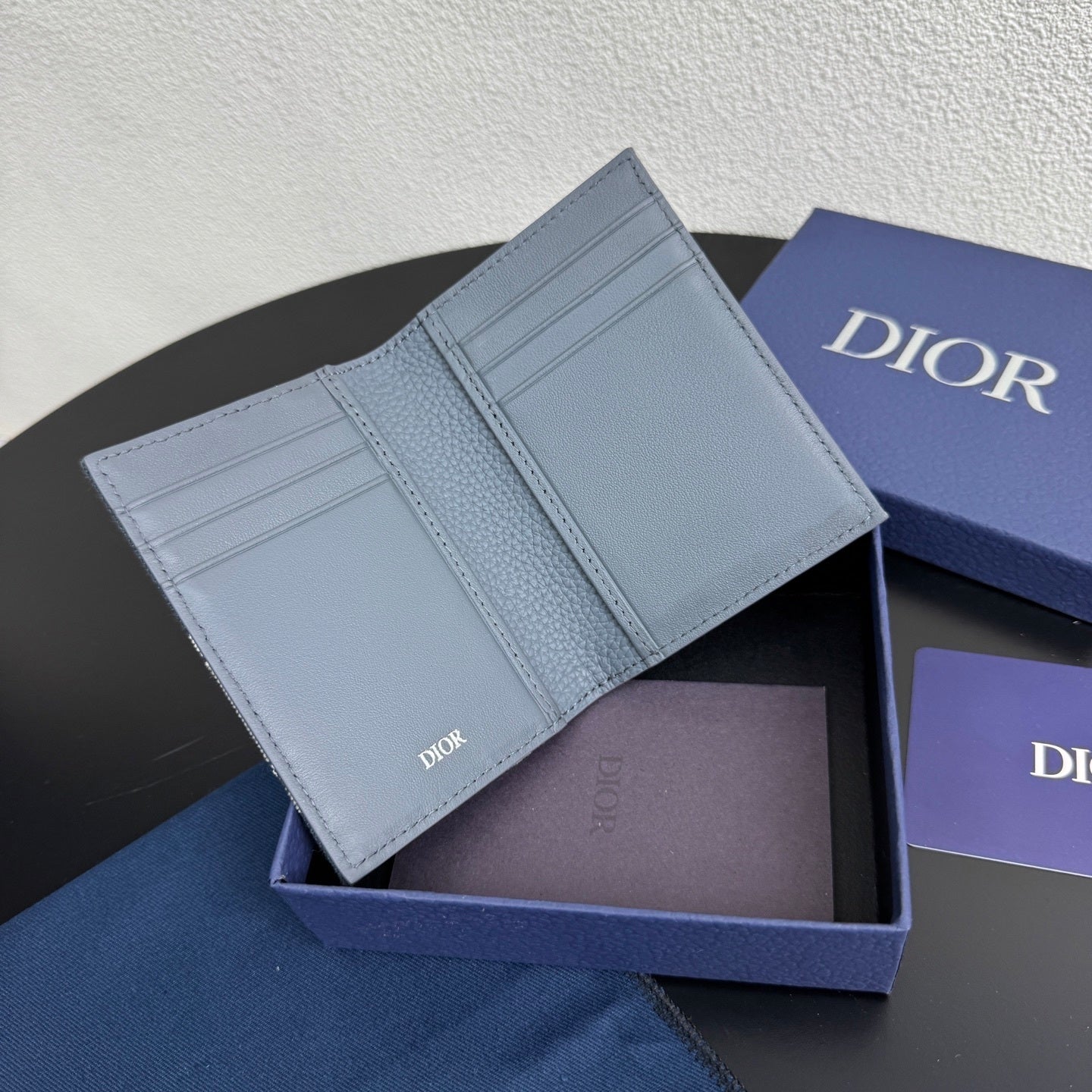 Christian Dior Vertical Bi-Fold Card Holder