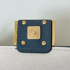 FENDI Baguette Canvas Embroidered Handbag (Small)