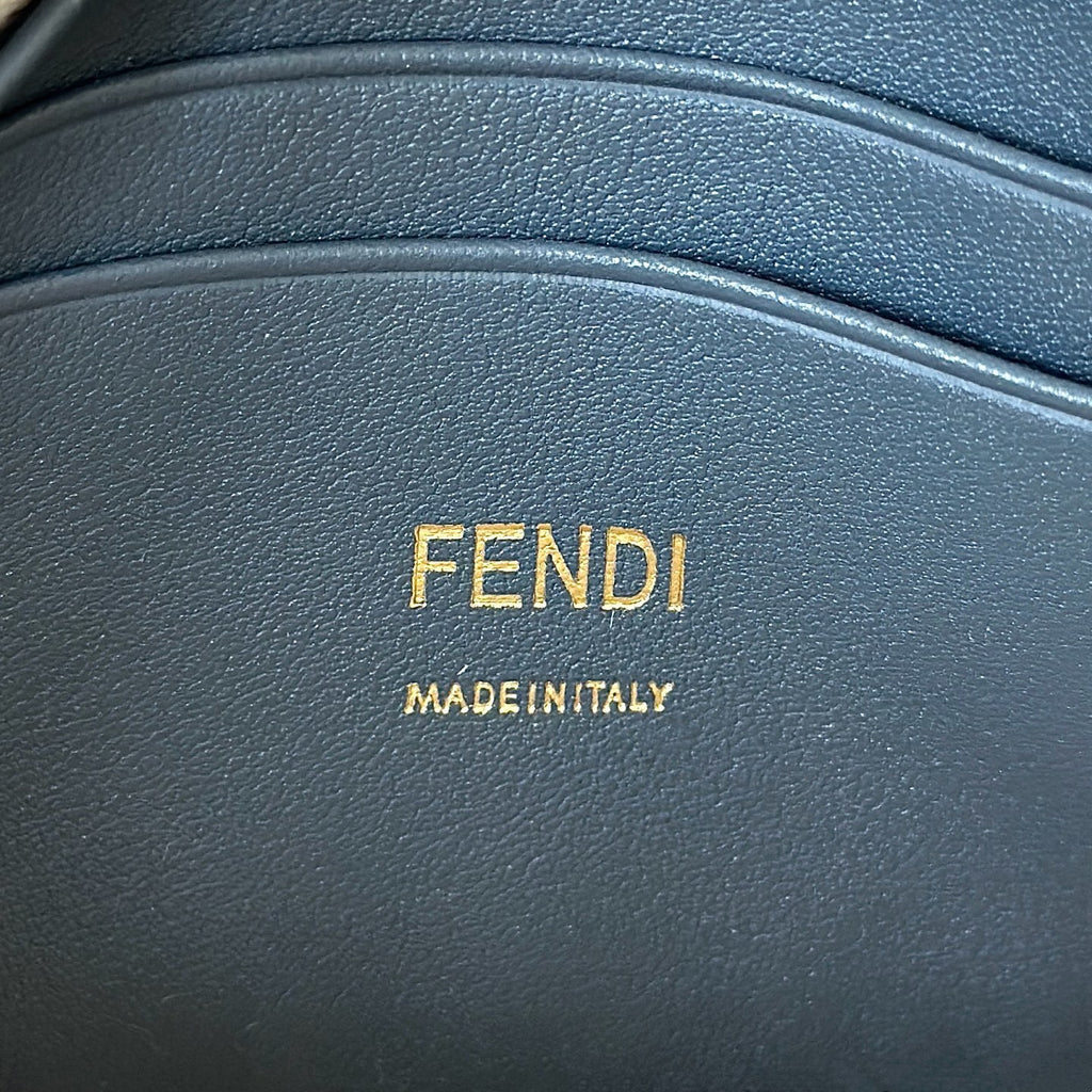 FENDI Baguette Canvas Embroidered Handbag (Small)