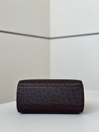 FENDI Peekaboo Ostrich Leather Handbag
