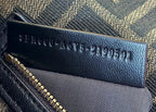 FENDI Baguette FF Canvas Handbag