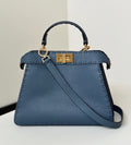 FENDI Peekaboo Small Leather Handbag