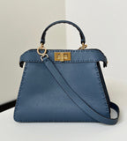 FENDI Peekaboo Small Leather Handbag