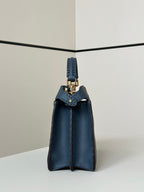 FENDI Peekaboo Small Leather Handbag