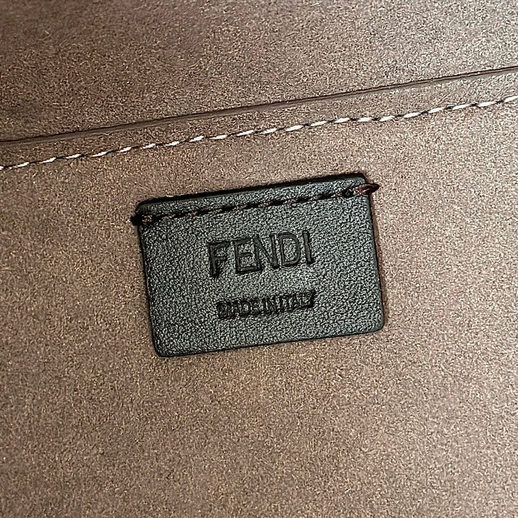 FENDI Origami Grained Leather Foldable Bag