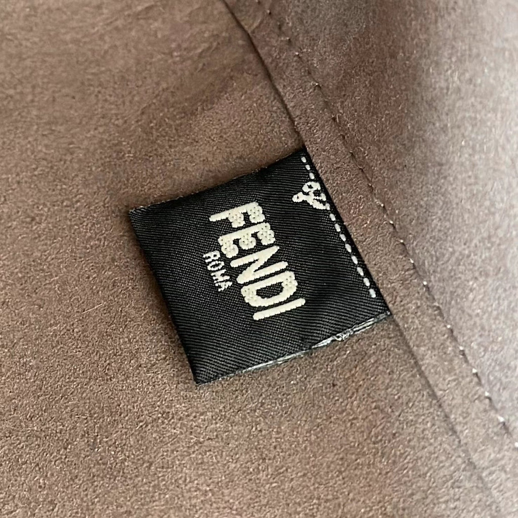 FENDI Origami Grained Leather Foldable Bag