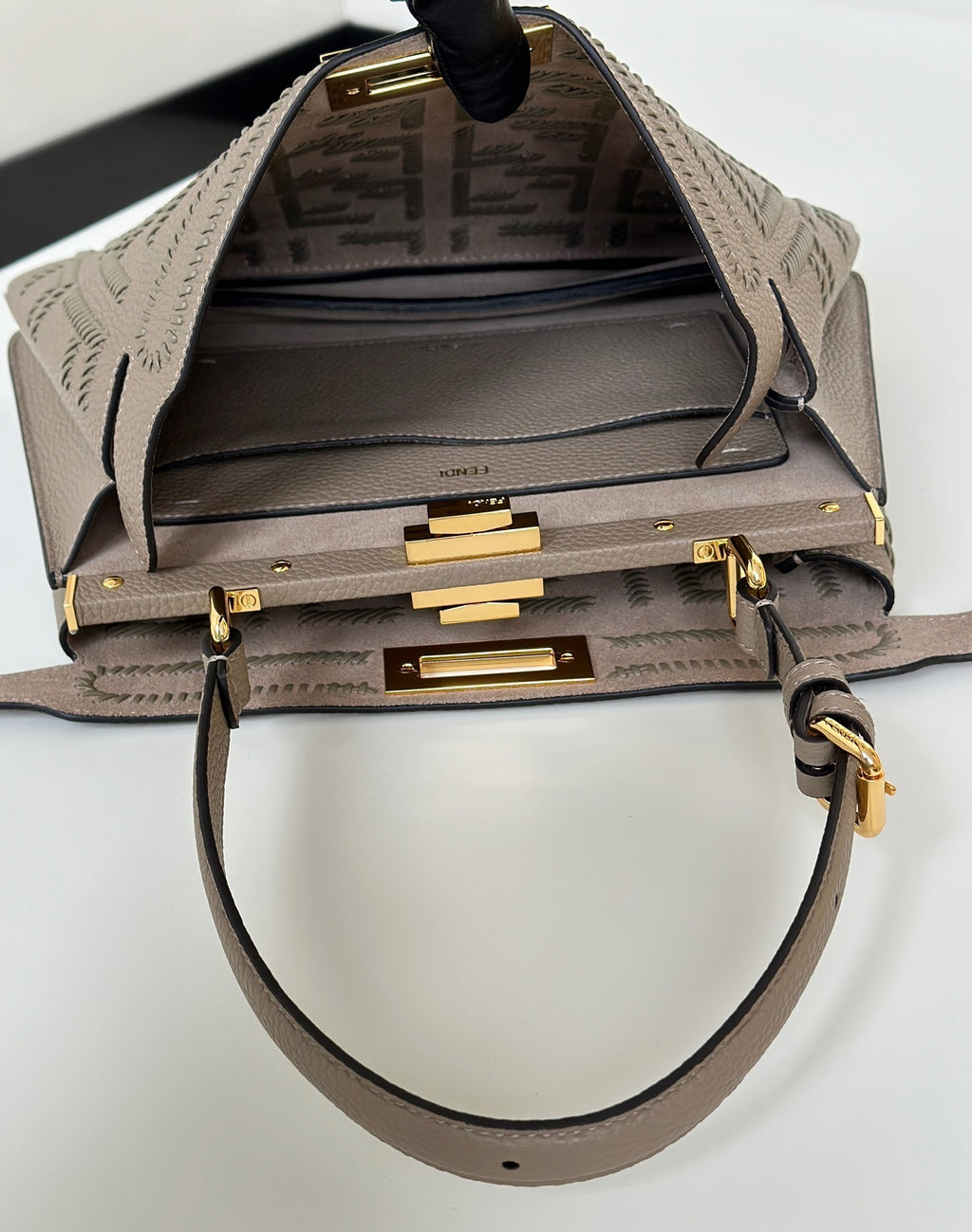 FENDI Peekaboo Soft Medium Handbag