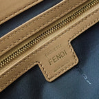 FENDI Baguette Lambskin FF Handbag