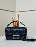 FENDI Baguette Lambskin FF Handbag (Small)